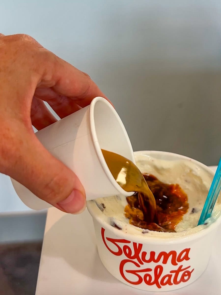 Affogato at Geluma Gelato in Carey, North Carolina