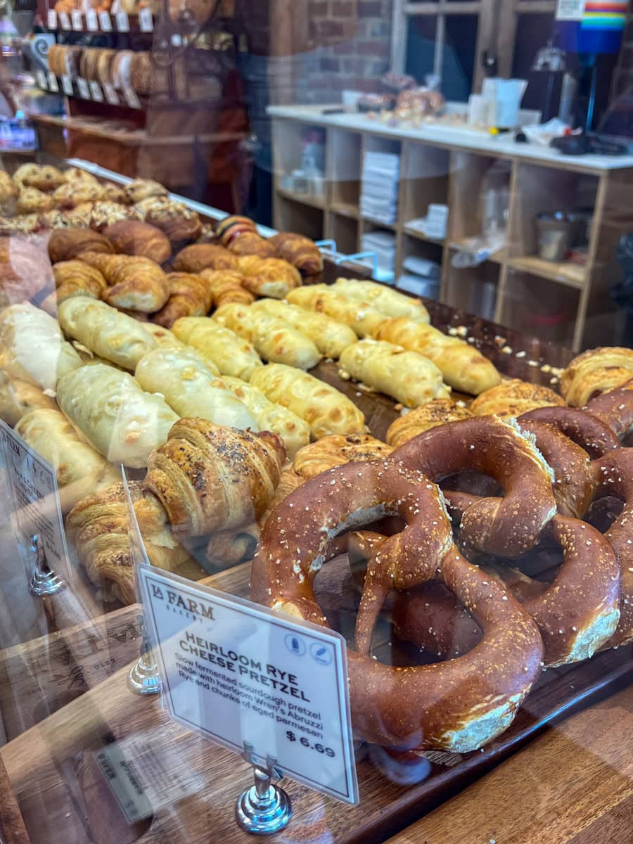 Freshly baked goods at La Farm Bakery in Cary, North Carolina