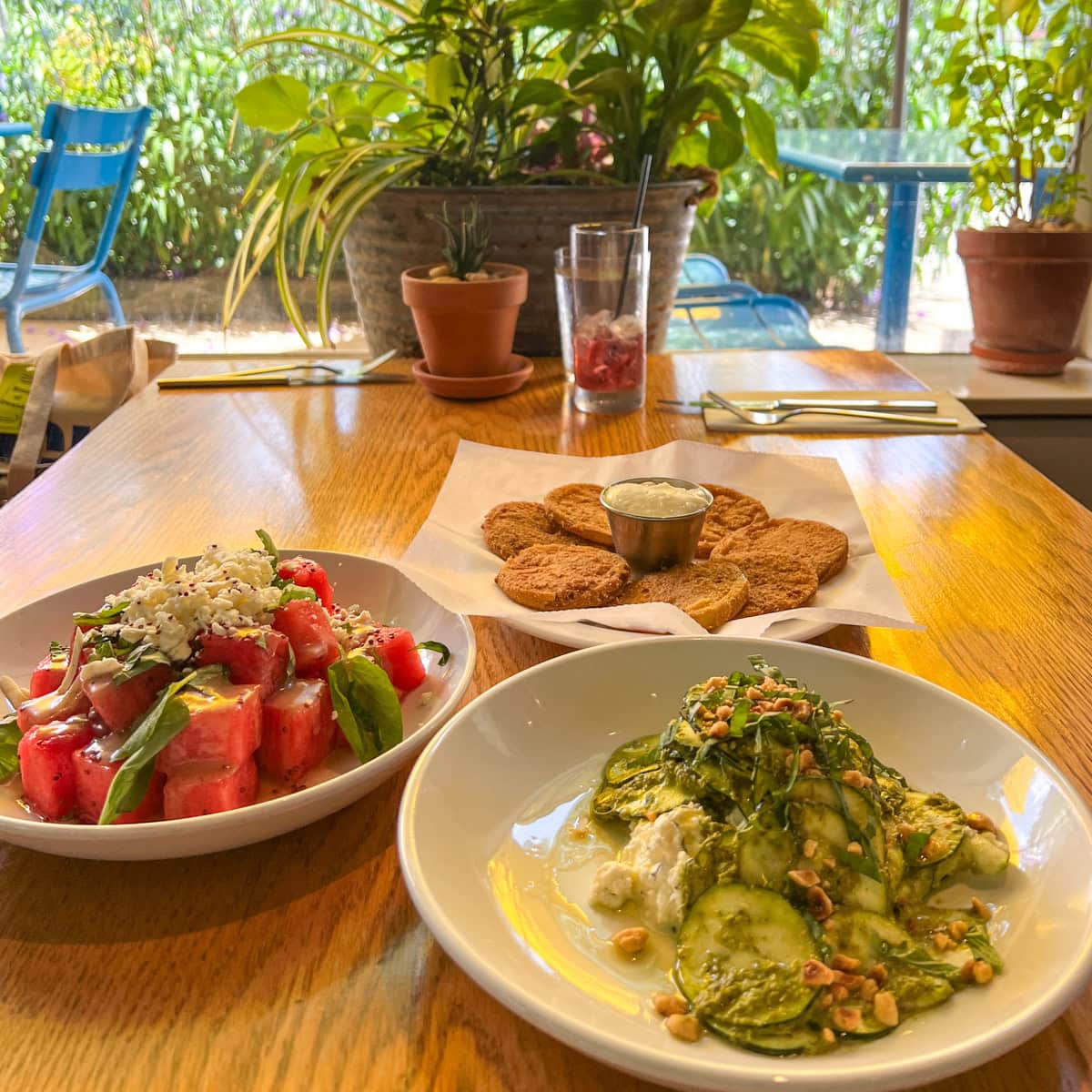 Salads and starters at Irregardless in Raleigh