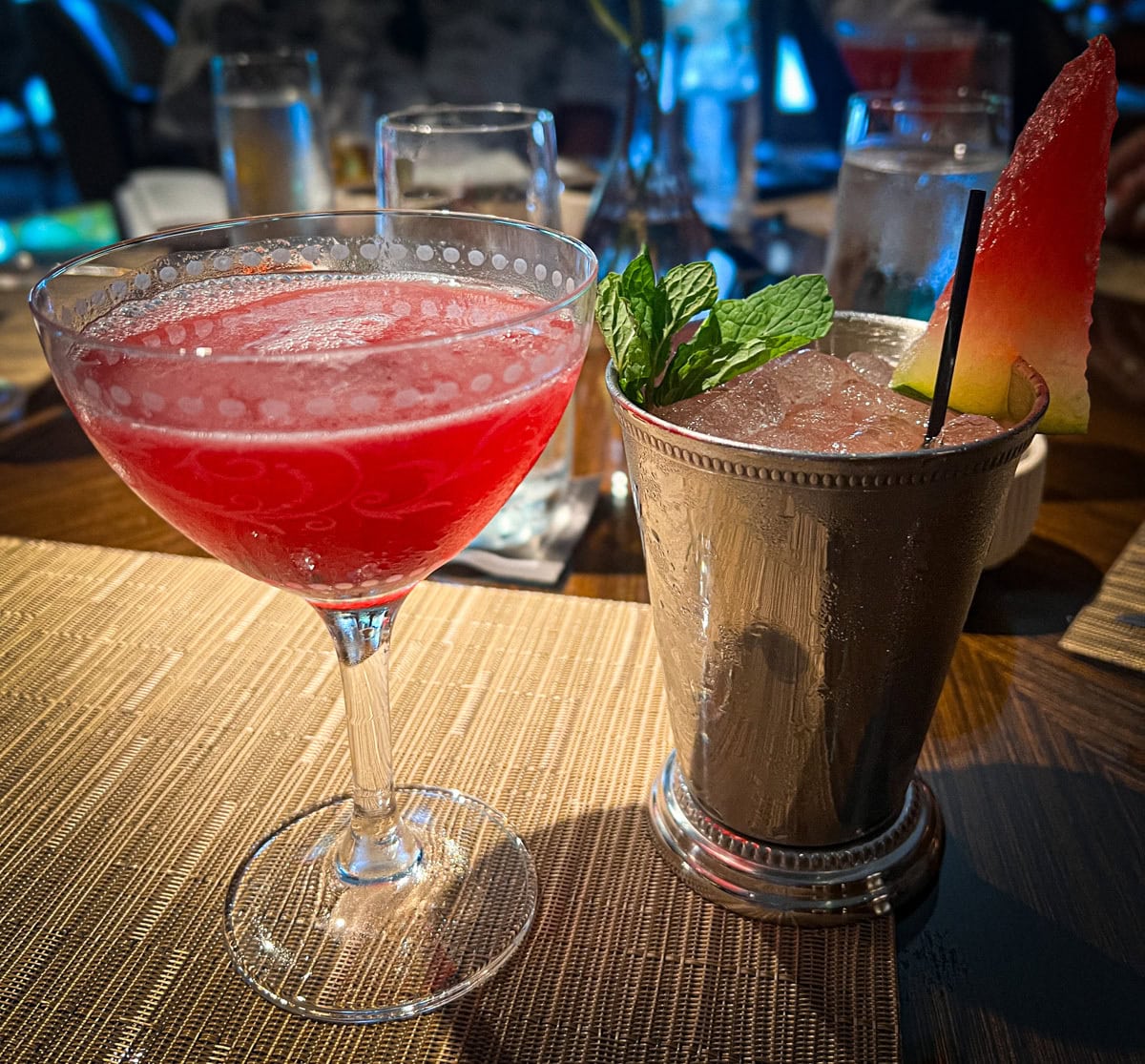 Creative cocktails at The Umstead's Bar & Lounge
