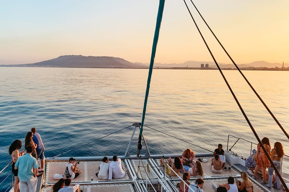 Málaga Sunset Sailing Trip with Sunset Option