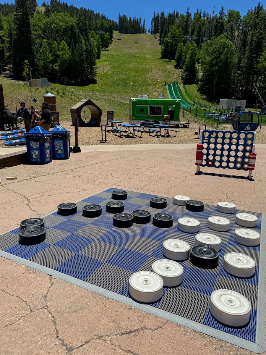 Snowbowl Lawn games at Agassiz Base Area