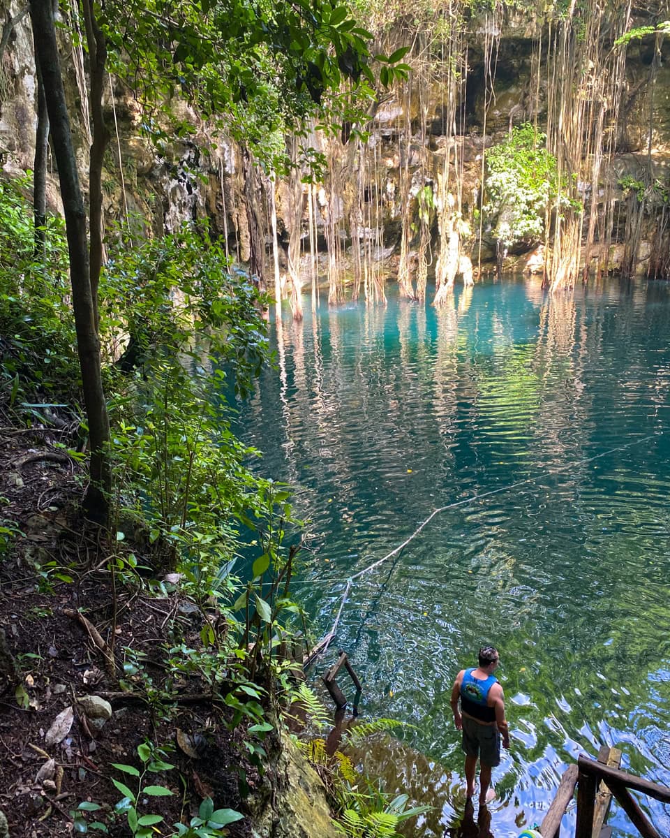 Cenote near Chichen Itza