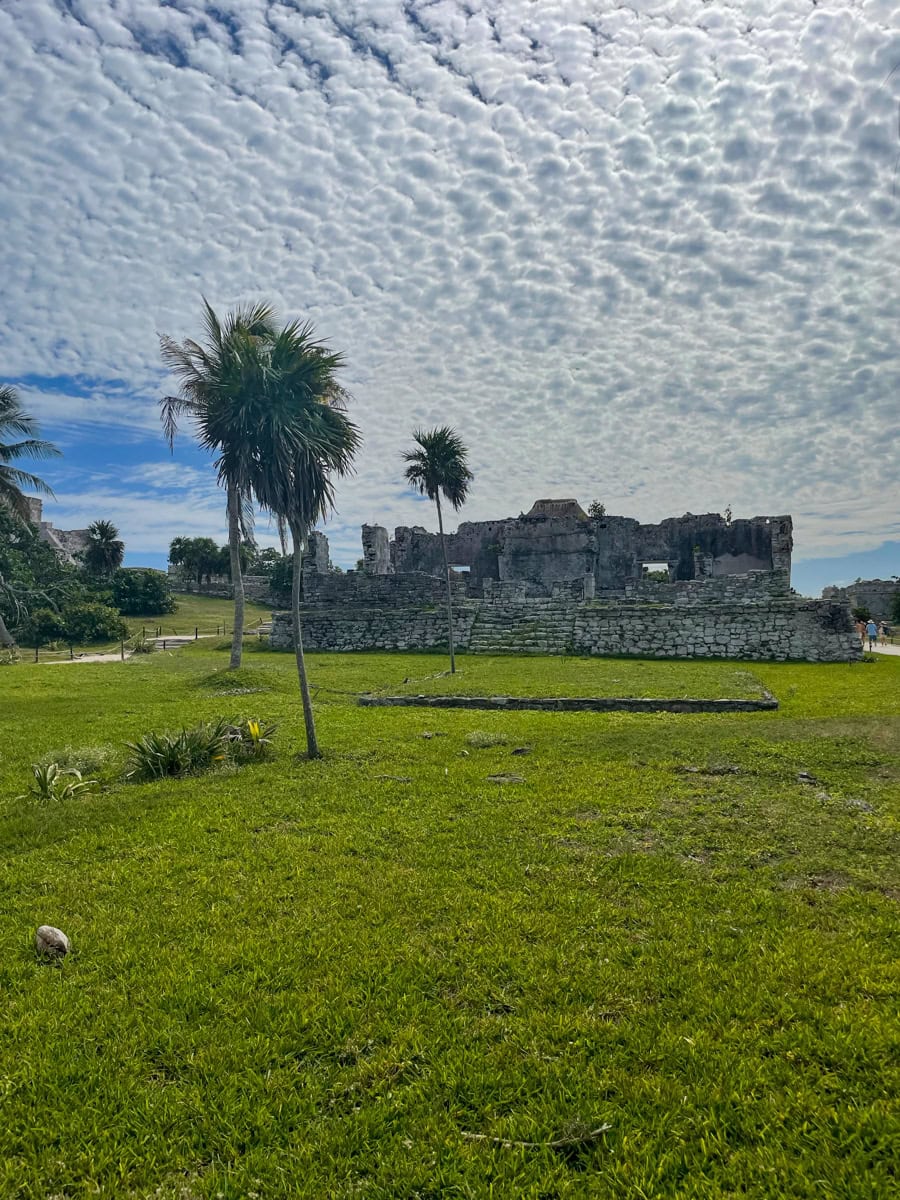 Ruins at the Tulum Archeological Zone near Cancun