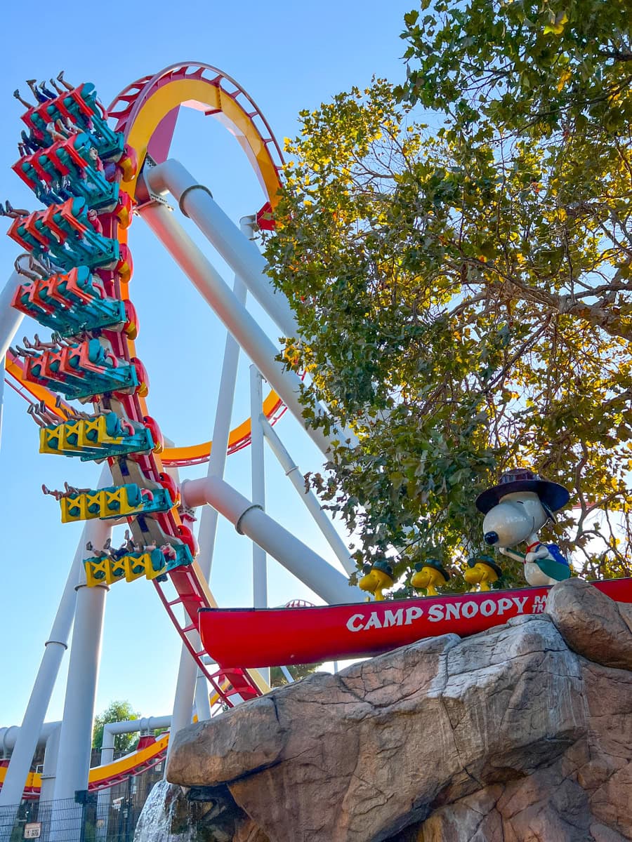 Camp Snoopy at Knott's Berry Farm is a big hit with little kids