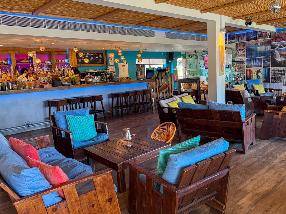 The playful M Bar Café at Martinhal Sagres