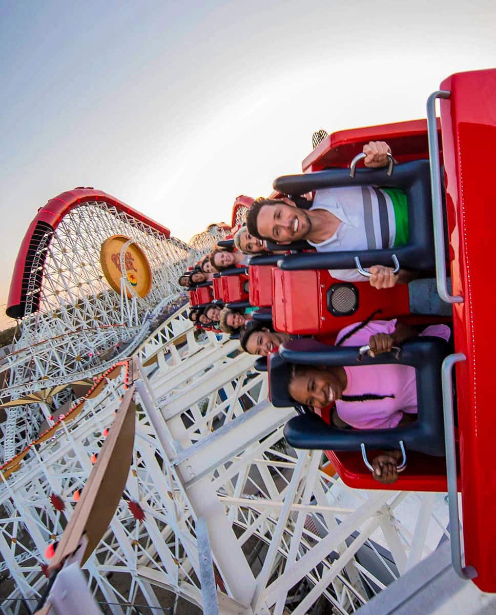 Incredicoaster is one of the scariest rides at Disneyland