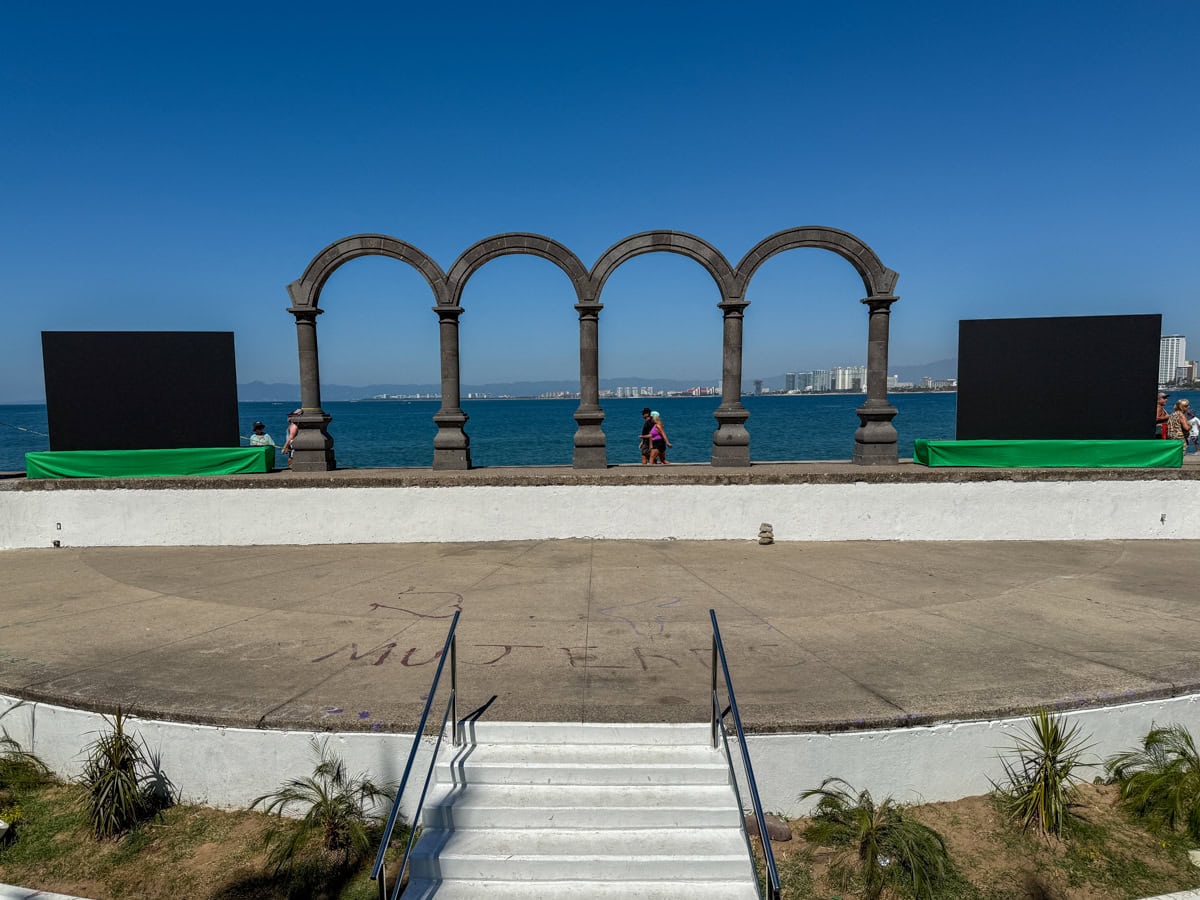 Los Arcos on the Malecón in Puerto Vallarta