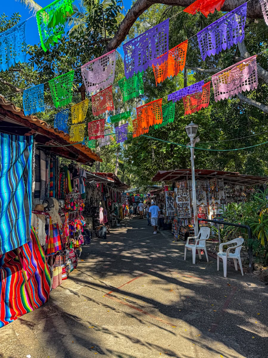 Cuale River Island, Isla del Río Cuale in Puerto Vallarta