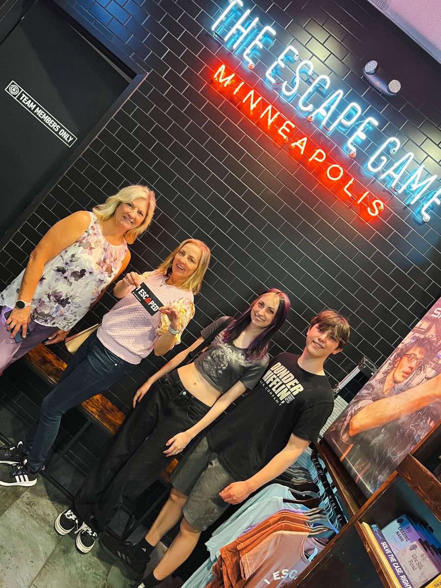 My family escaped The Escape Game at Mall of America! 