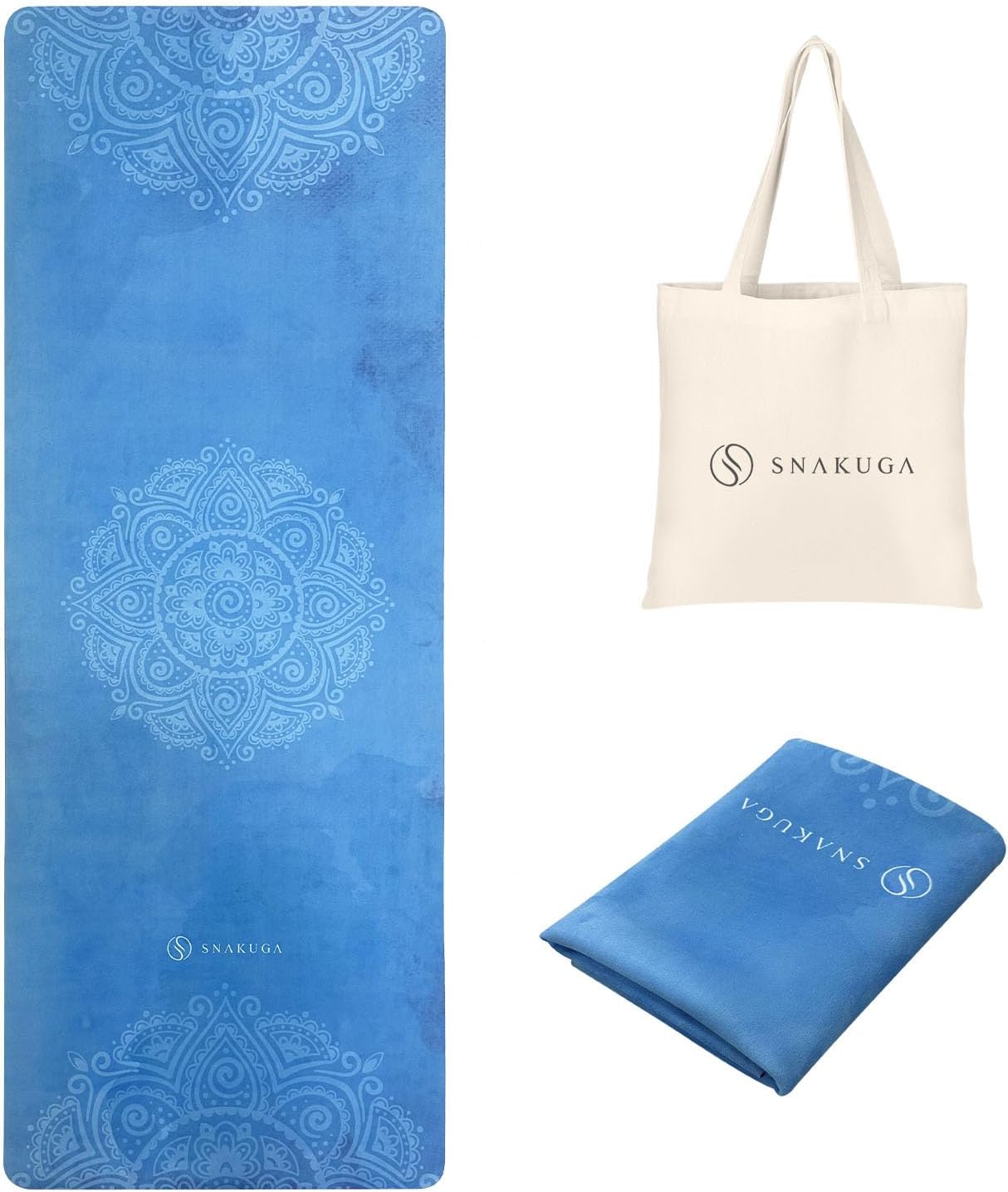 SNAKUGA Travel Yoga Mat