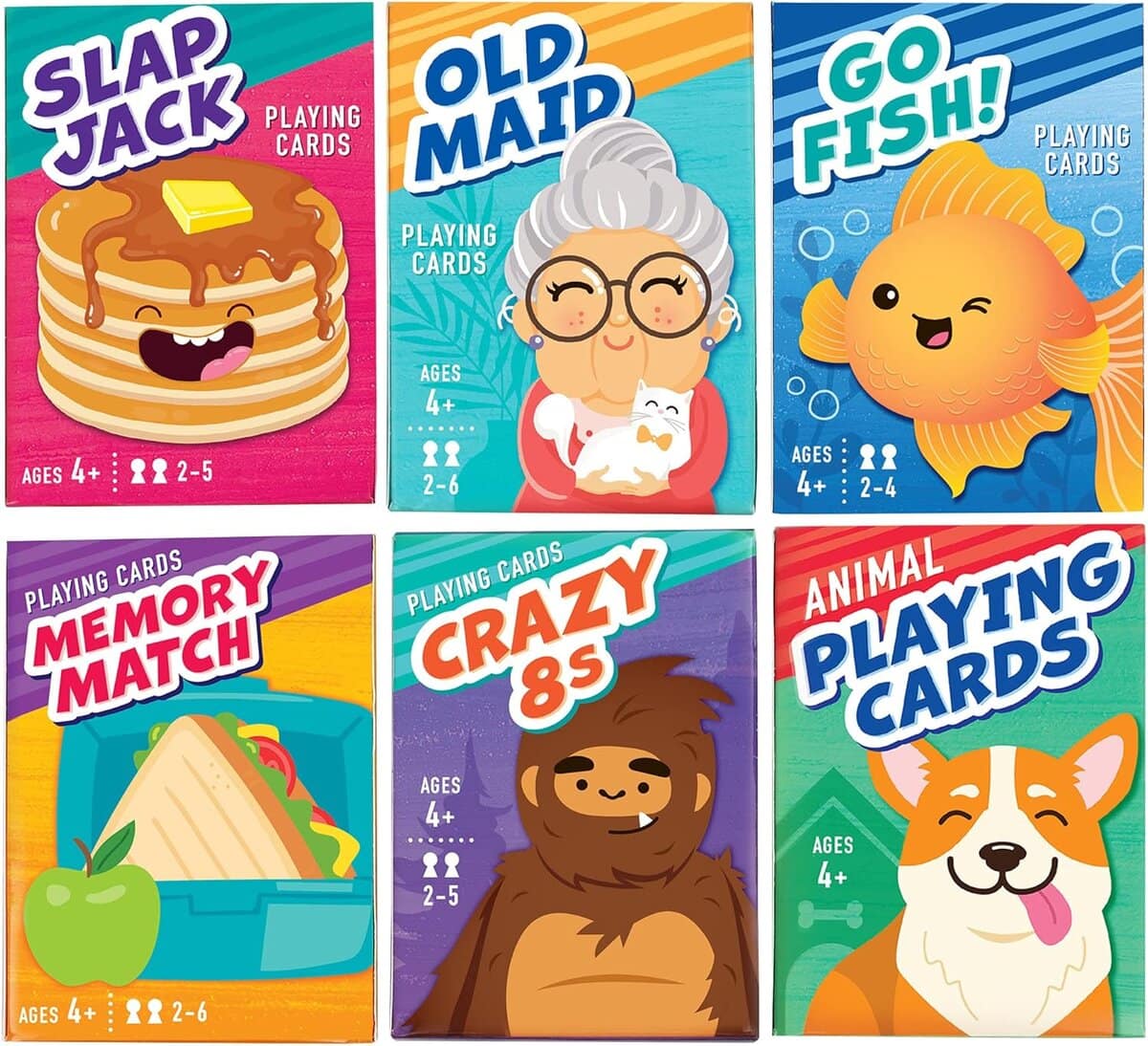 LotFancy Card Games for Kids