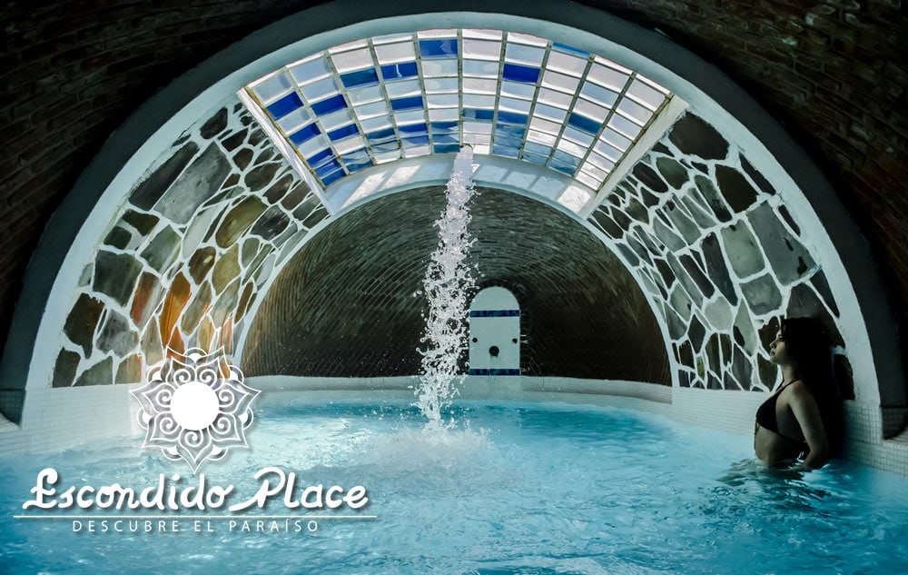 Escondido Place hot springs in Central Mexico