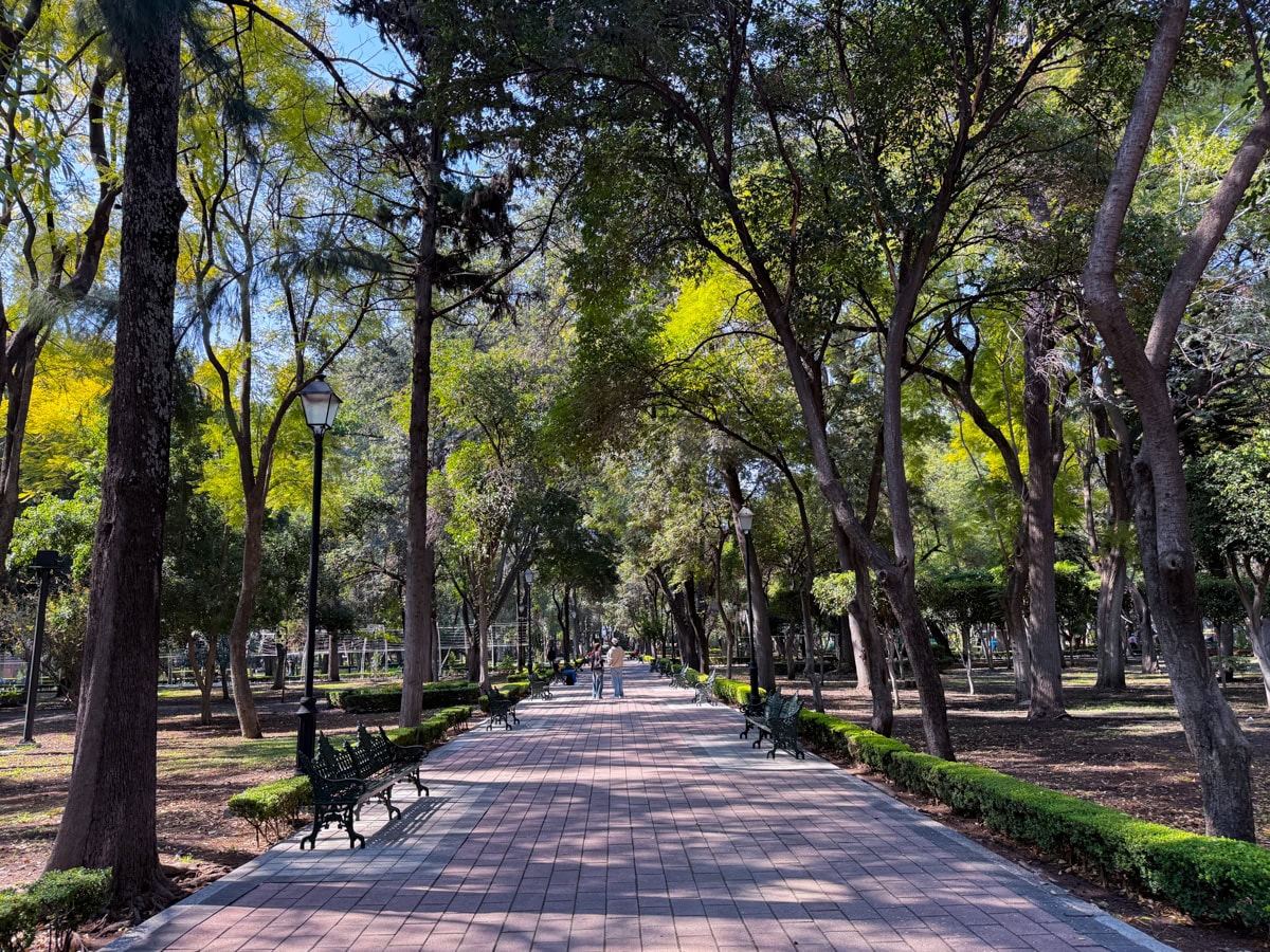 Alameda Hidalgo Park in Querétaro