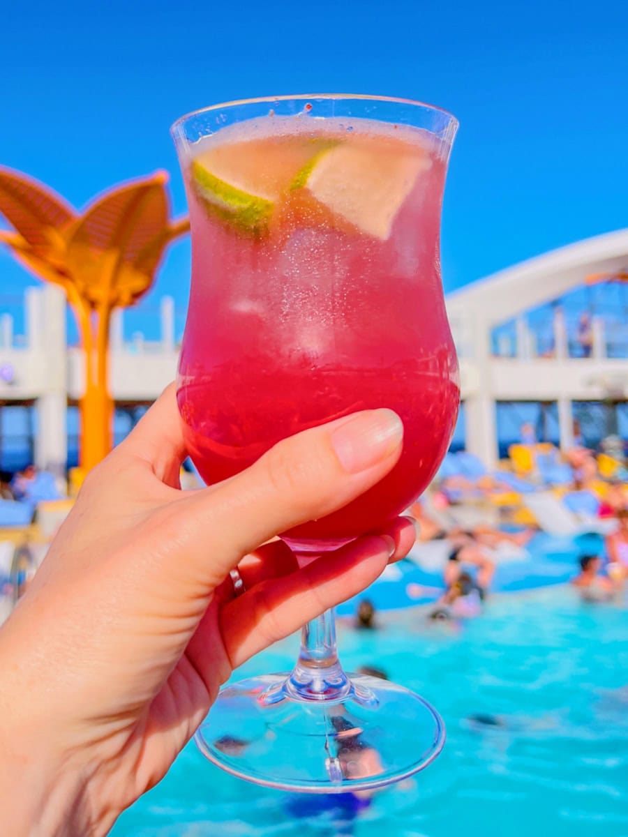 Sip one of Royal Caribbean's mocktails for alcohol-free refreshment at sea