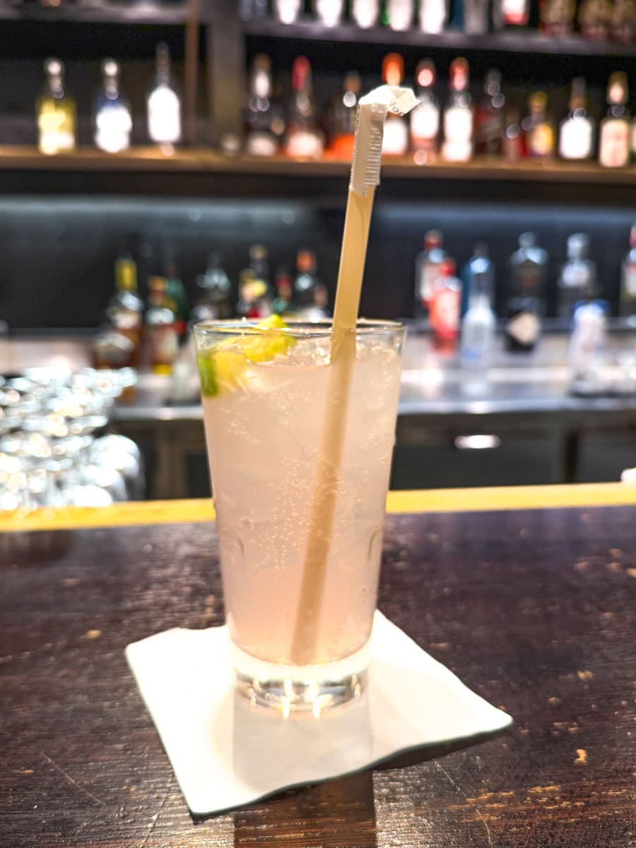 Citrus Tonic at the Schooner Bar