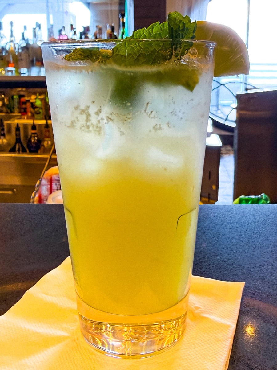 Coconut Lime Refresher Royal Caribbean zero proof drink
