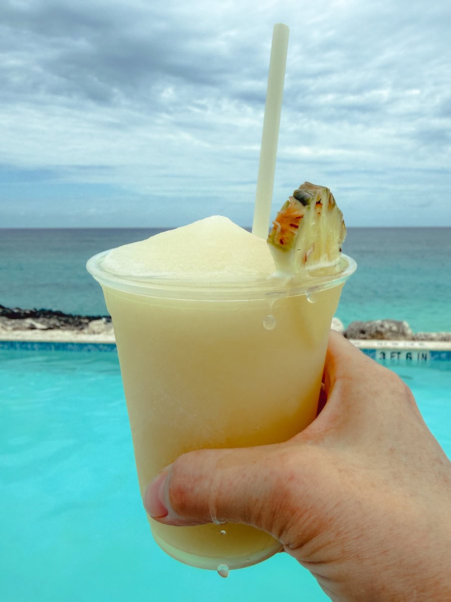 Goombay Smash Mocktail at the Royal Beach Club Paradise Island in The Bahamas