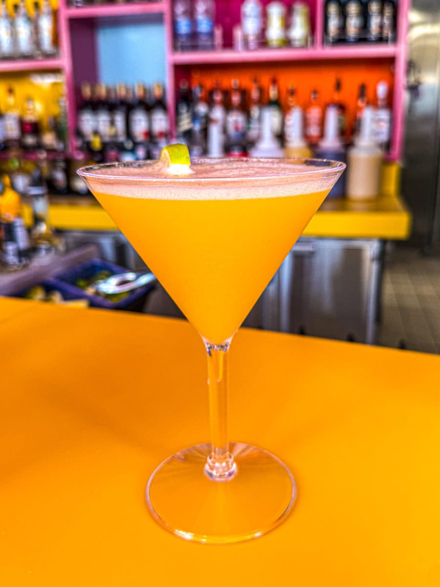 Peach Perfect, one of the best mocktails I've ever tasted