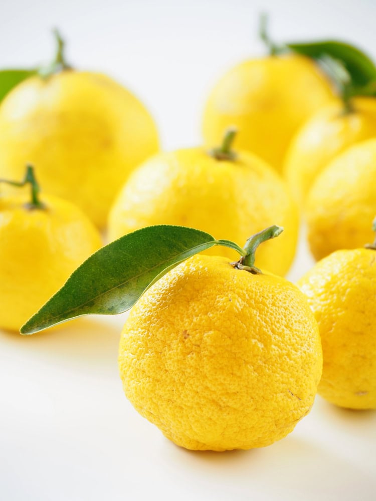 Yuzu fruits