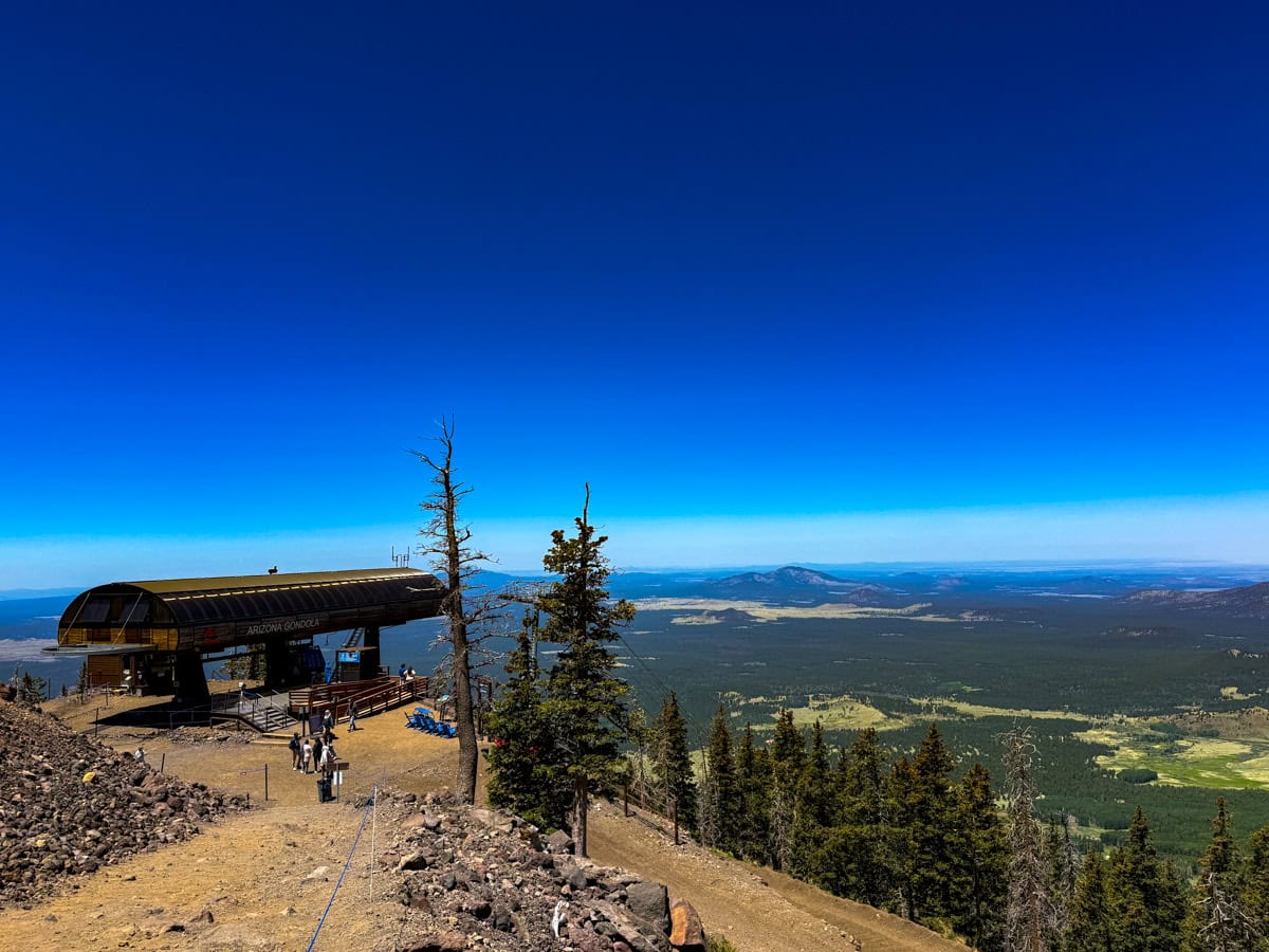 View from Agassiz Peak in summer