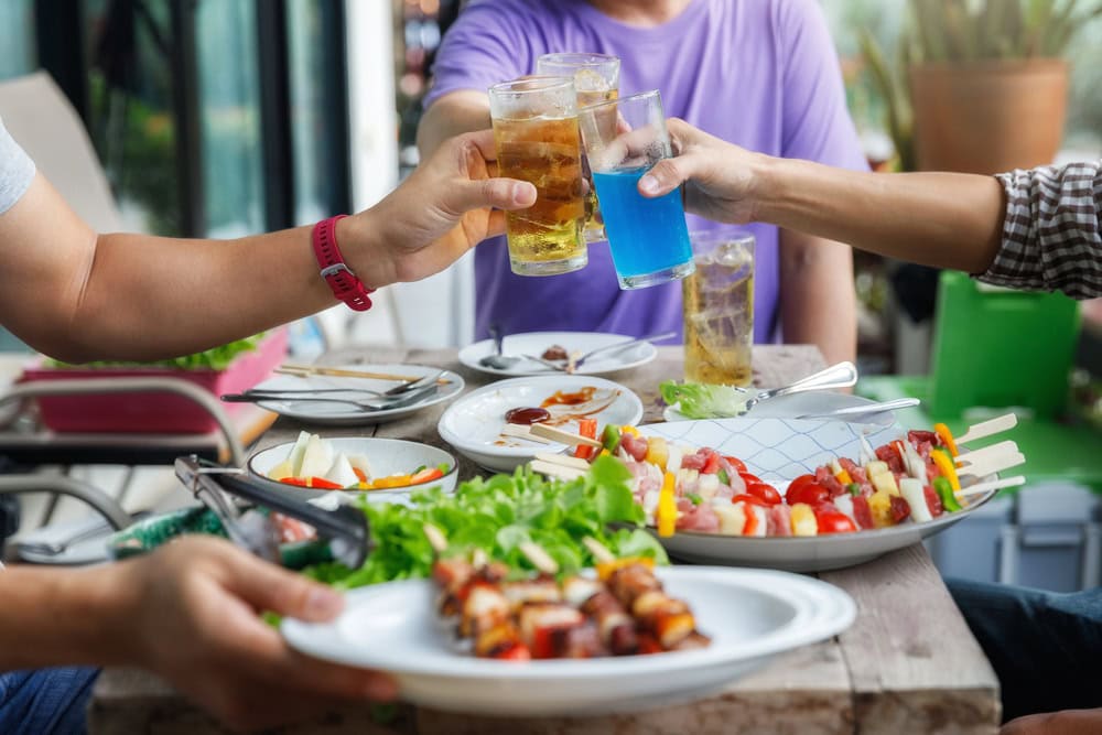 Backyard barbecue cheers