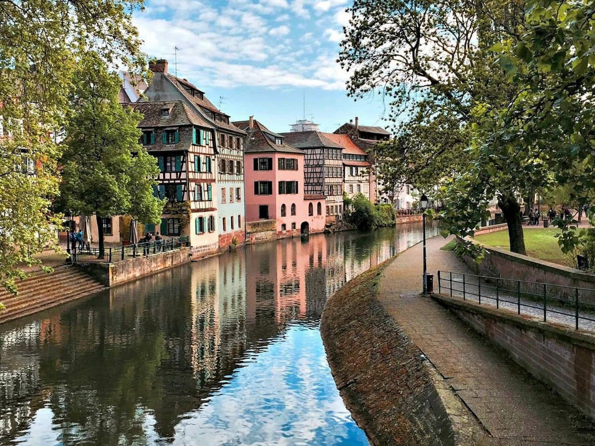 Ill River in Strasbourg's La Petite France