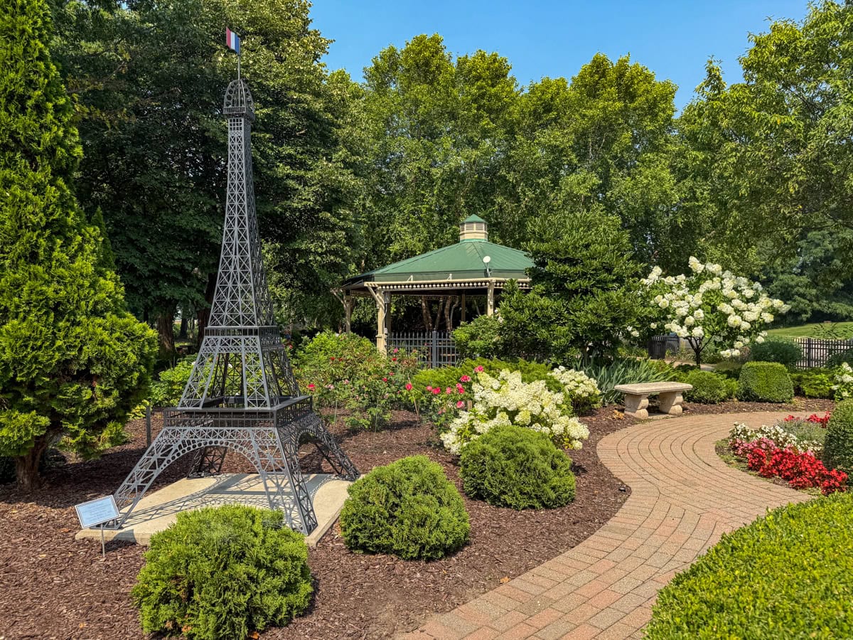 French garden in La Crosse's International Friendship Gardens