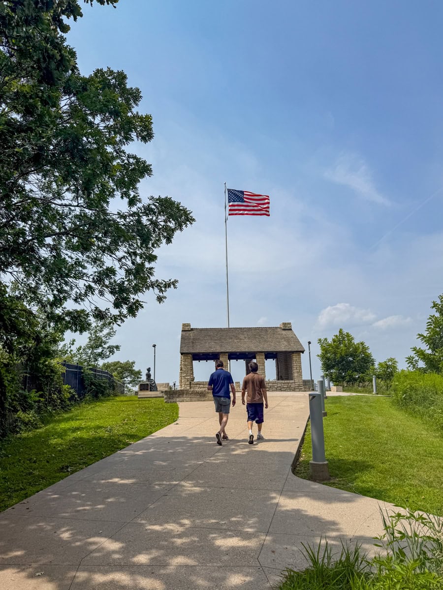 Top of Granddad's Bluff in La Crosse, WI