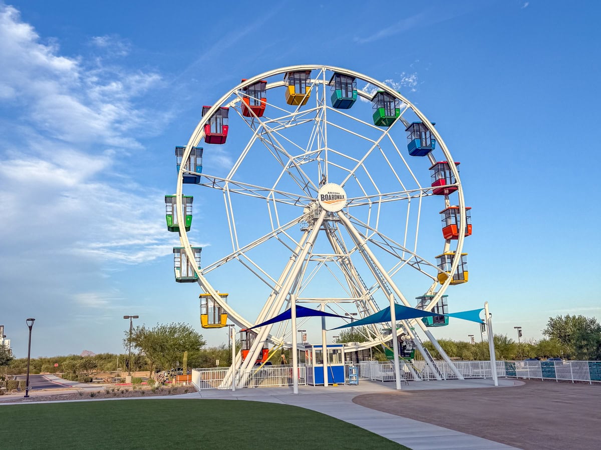 The Boardwalk SkyWheel at Arizona Boardwalk in Scottsdale