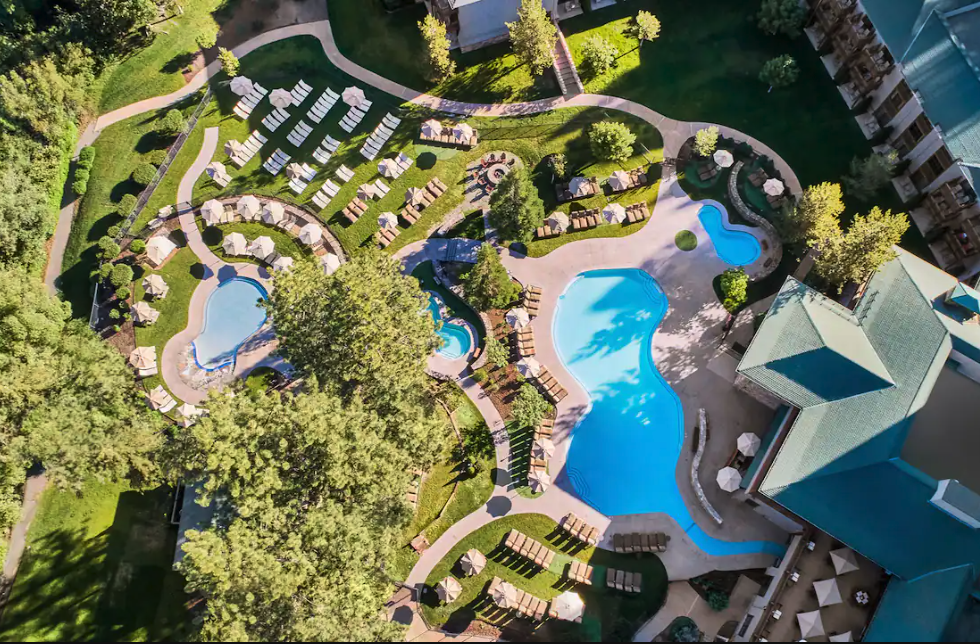 Heated outdoor pools at Hyatt Regency Lake Tahoe