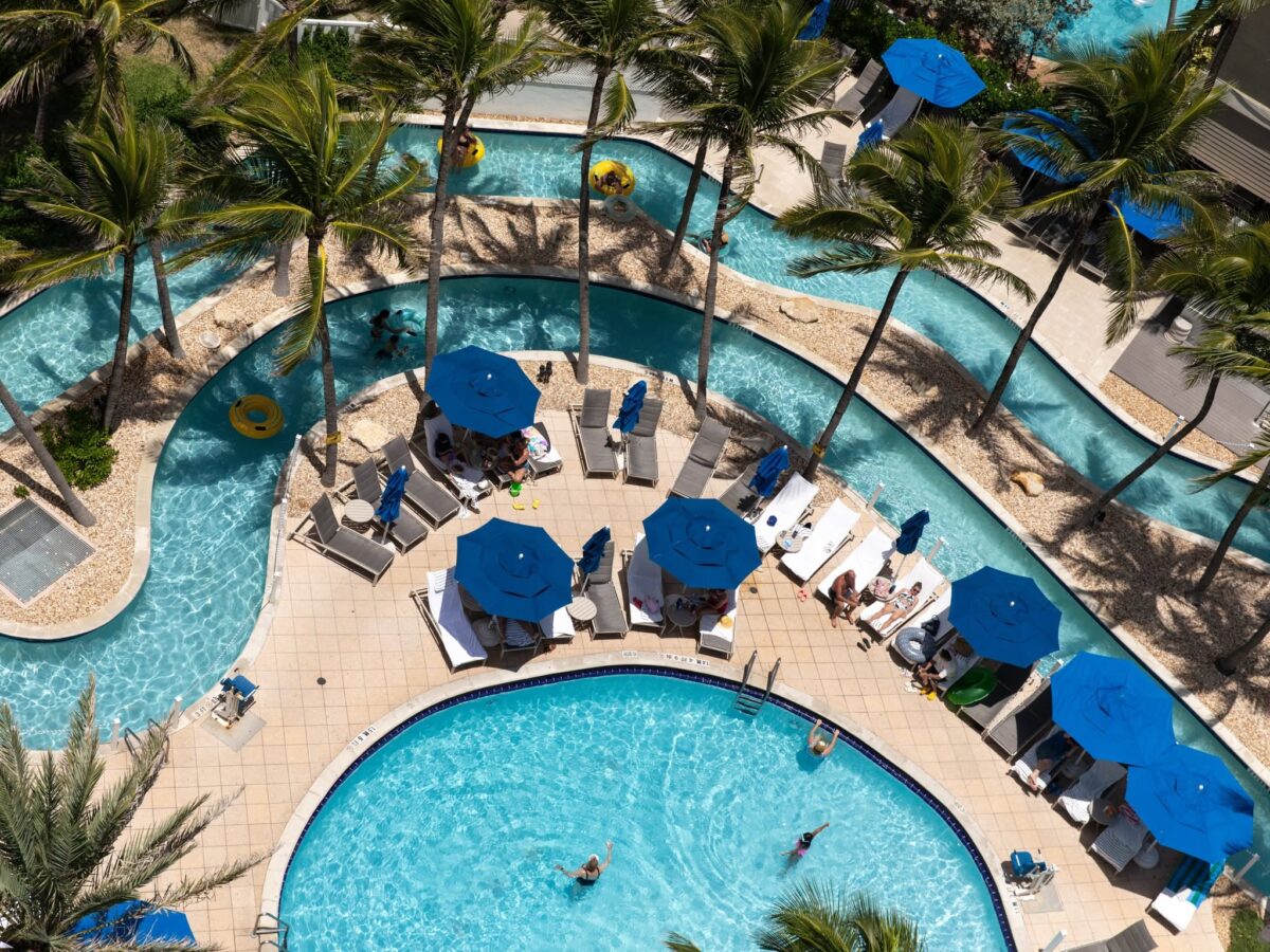 Pelican Grand Beach Resort pool and lazy river