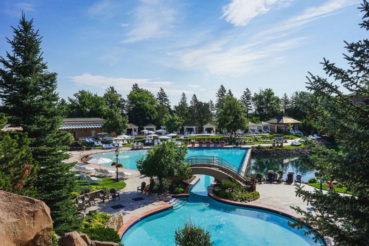 Outdoor pools at The Broadmoor