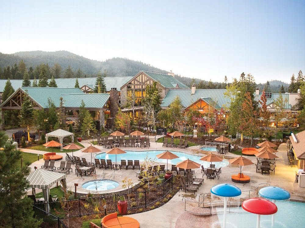 Pools at Tenaya Lodge near Yosemite National Park